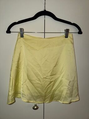 Yellow A-Line Women's Skirt